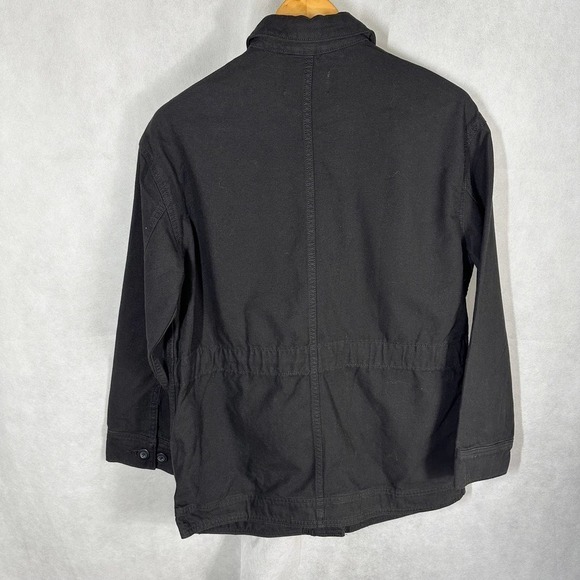 Everlane Women The Cinchable Chore Jacket Size Small Black - Picture 2 of 14